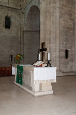 Protestan Lutheran Kilisesi Halaskar eski şehir Kudüs, İsrail'in iç parçası.