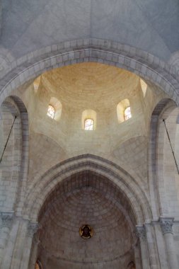 Protestan Lutheran Kilisesi Halaskar eski şehir Kudüs, İsrail'in iç parçası.