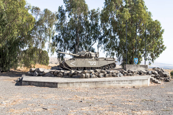 Monument to the Israeli tank is after the Doomsday (Yom Kippur W