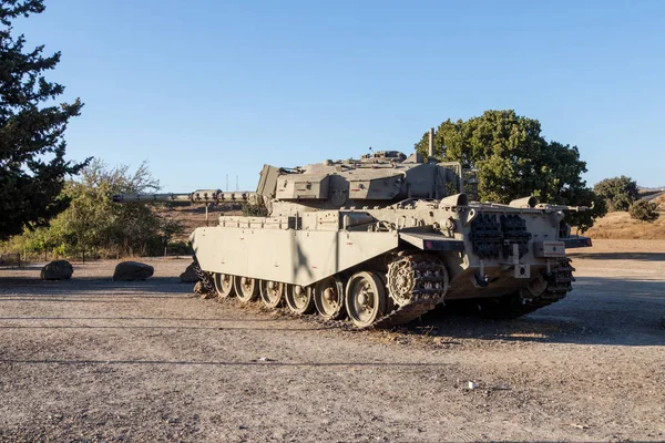 İsrail tankı İsrail 'in Golan Tepeleri' ndeki Kıyamet Günü 'nün (Yom Kippur Savaşı) peşindedir.