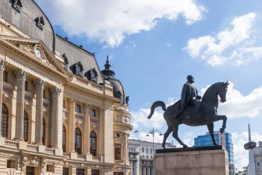 Romanya başkenti şehir - Bükreş devrim meydanda parçası