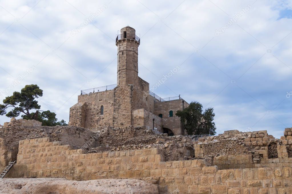 Grave of Samuel - The Prophet located in An-Nabi Samwil also al-Nabi Samuil - Palestinian village in Jerusalem Governorate in Israel