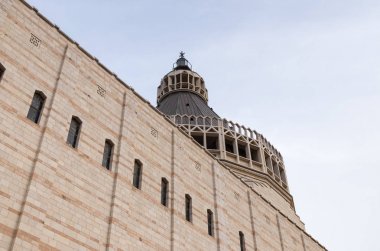 Duyuru Basilica Nazareth eski şehir İsrail'ın parçası