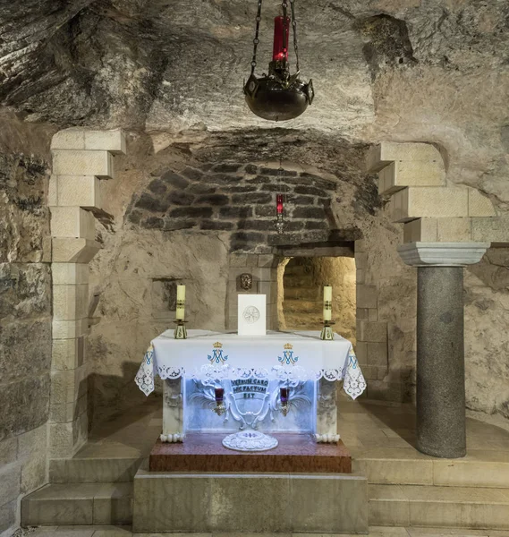 İç duyuru bazilika eski şehir Nazareth, İsrail — Stok fotoğraf