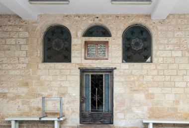 White cami - Al-Abiad eski şehir Nazareth İsrail avlusu