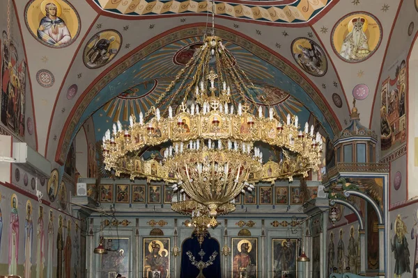 Interior del Metropolita Ortodoxo Griego de Nazaret en la antigua ciudad de Nazaret en Israel —  Fotos de Stock