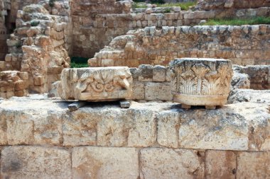 Herodium (Herodion) kale, Hirodes, Kudüs, İsrail yakın Judaean çöl kalıntıları