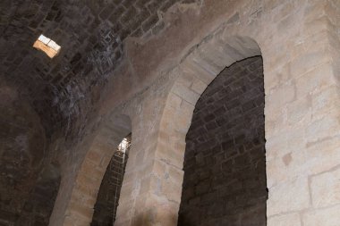 İsrail Ma'aleh Adumim organize sanayi bölgesinde bulunan St. Euthymius Manastırı Harabeleri parçası