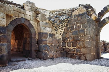 Hospitallers - Belvoir - Jordan Star - Jordan yıldız Milli Parkı içinde İsrail Afula town yakınındaki 12. yüzyıldan kalma kale kalıntıları