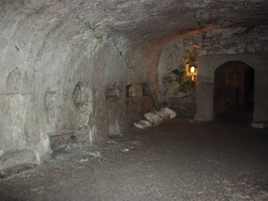 Bahis She'arim Milli Parkı içinde İsrail'Kiriyat Tivon kentin nekropol iç