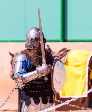 Knight - knight festivalin bir katılımcısı Goren park İsrail mücadele için bekleyen listesi üzerinde duruyor
