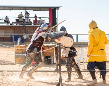 Yargıç halka Goren Park İsrail şövalye Festivali'nde mücadelede kazanan duyurdu