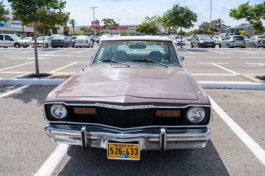 Büyük Regba Mall antik Dodge bir sergi vintage otomobillerin Park