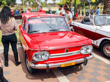 Eski Nsu Prinz 1000 Kiryat Motskin eski arabalar bir sergi