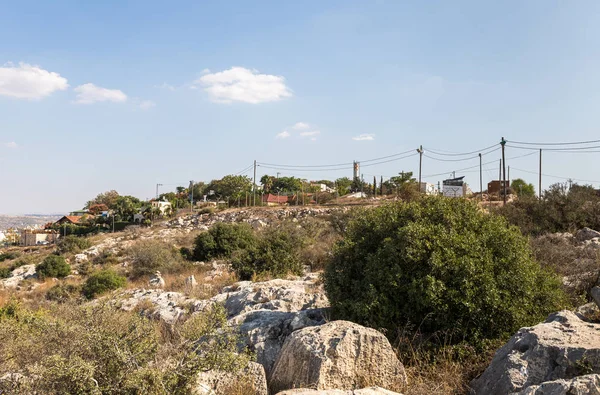 Еврейское поселение Педюэль в Самарской области Бениаминского района вблизи Рош Хаин — стоковое фото