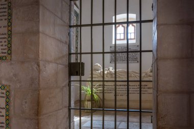 Princesse de la Tour d Auvergne Manastırı, Eleon Dağı 'ndaki Carmel Pater Noster Mezarı İsrail' in Doğu Kudüs 'teki Zeytin Dağı.