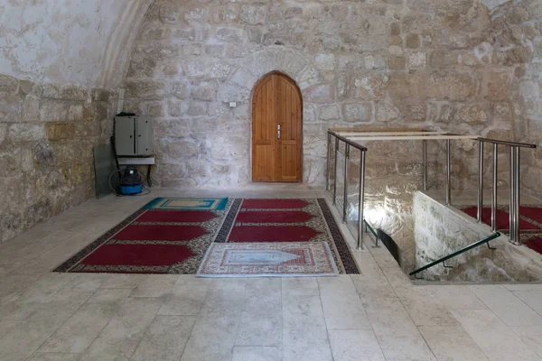 El interior del sepulcro de Hulda la profetisa - Oldana - Oldama en el Monte Eleón - Monte de los Olivos en Jerusalén Este en Israel — Foto de Stock