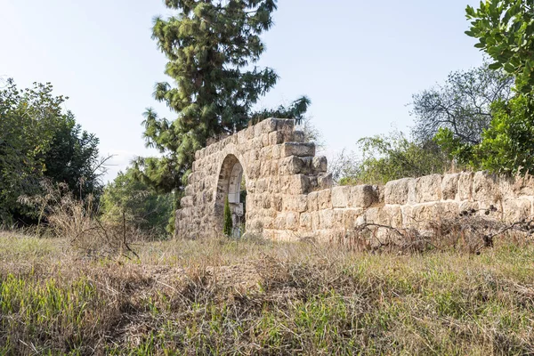 Emmaus Nicopolis bölgesindeki Bizans kilise kompleksinin kalıntıları.