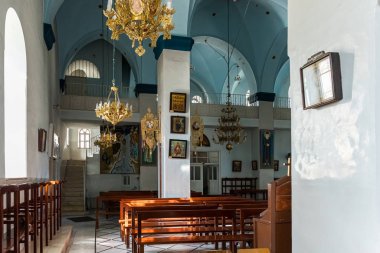 Bayt Jala 'daki Aziz Niklas kilise zindanının içi - Beytüllahim' in bir banliyösü.