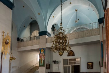 Bayt Jala 'daki Aziz Niklas kilise zindanının içi - Beytüllahim' in bir banliyösü.