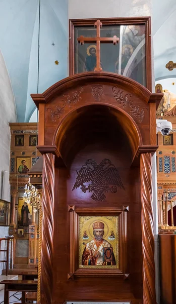Bayt Jala 'daki Aziz Niklas kilise zindanının içi - Beytüllahim' in bir banliyösü. — Stok fotoğraf