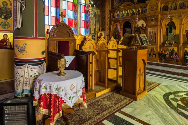 The interior of the territory of the Greek Monastery - Shepherds Field in Bayt Sahour, a suburb of Bethlehem. in Palestine — 스톡 사진