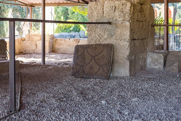 ギリシャ修道院の領土での考古学的発掘-ベスレヘム郊外のバイト・サホールの羊飼いフィールド。パレスチナで — ストック写真