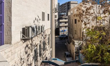 Filistin, Beytüllahim 'de basamakları olan dar bir sokak.