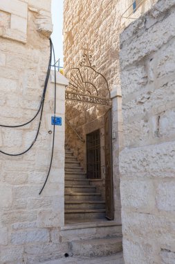 Filistin, Beytüllahim 'de merdivenleri olan dar bir sokak.