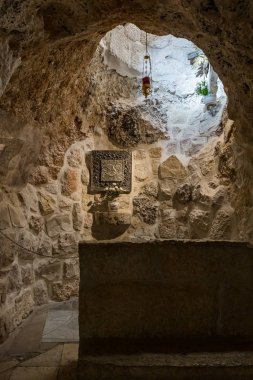 Filistin, Beytüllahim 'deki Milk Grotto Kilisesi' nin içi.