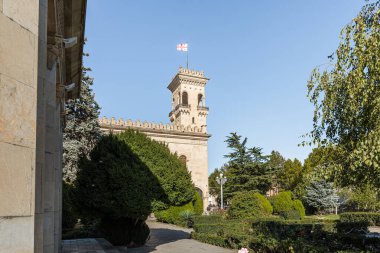 Gürcistan 'ın Gori kentindeki Stalin Müzesi' nin manzarası