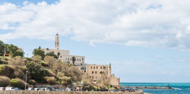 Tel Aviv-Yafo, Israel, February 01, 2020 : View of the Yafo embankment in old Yafo in Israel