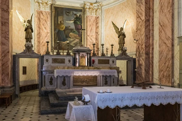 Tel Aviv Yafo Israel Fevereiro 2020 Altar Mor Igreja São — Fotografia de Stock