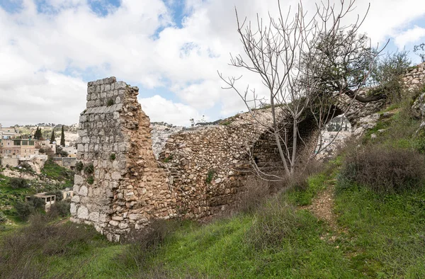 Jerusalem Israel February 2020 Ruins Old Christian Monster Gey Ben — Stockfoto