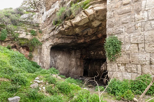 Jerusalem Israel February 2020 Ritual Cave Burial Gey Ben Hinnom — Stock Photo, Image