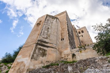 Kudüs, İsrail, 29 Şubat 2020: İsrail 'in Kudüs kentindeki Aziz Andrew İskoç Anıt Kilisesi