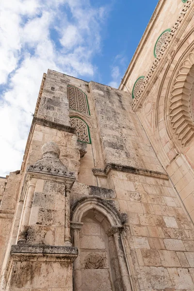 Jerusalén Israel Marzo 2020 Parte Las Murallas Exteriores Mezquita Aqsa — Foto de Stock