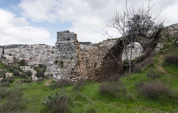Jerusalén Israel Febrero 2020 Las Ruinas Antiguo Monasterio Cristiano Encuentran — Foto de Stock