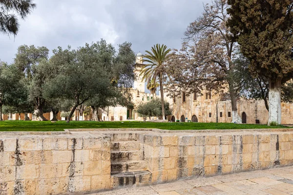 Gerusalemme Israele Marzo 2020 Interno Del Monte Del Tempio Nella — Foto Stock