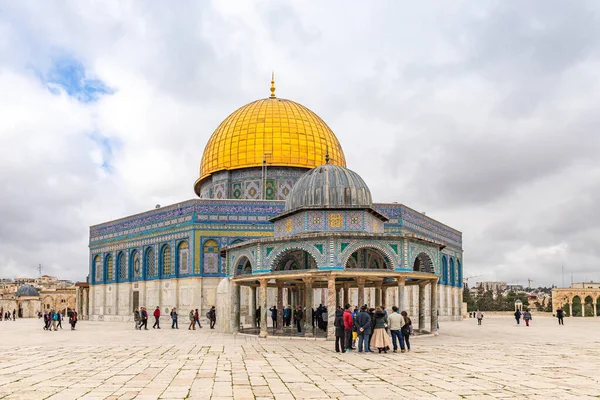 이스라엘 예루살렘 2020 이스라엘의 예루살렘에 모스크의 근처에 사슬의 — 스톡 사진