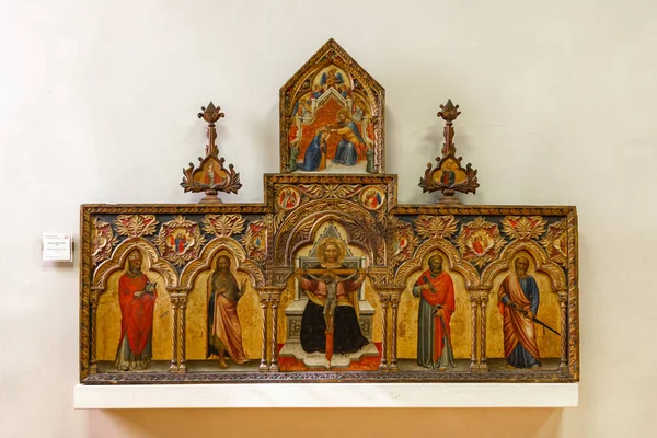 Верона Италия Сентября 2015 Хорошо Сохранившийся Полиптих Святой Троицы 1360 — стоковое фото