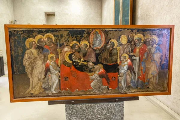 Верона Италия Сентября 2015 Года Религиозная Живопись Выставке Музее Кастельвеккьо — стоковое фото