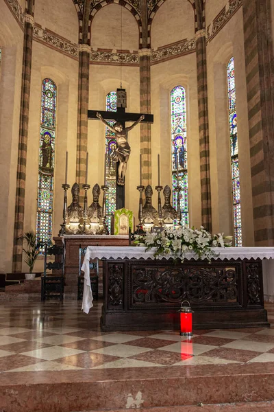 Verona Italy September 2015 Interior Santa Anastasia Church Verona Italy — Stock Photo, Image