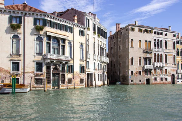 Venedik Talya Eylül 2015 Venedik Kanalları Talya Venedik Teki Büyük — Stok fotoğraf