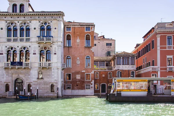 Venice Italy September 2015 Water Channels Venice City Facades Residential — Stock Photo, Image