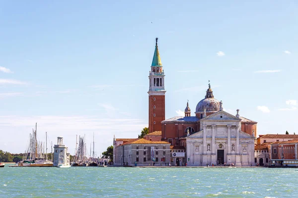 Венеция Италия Сентября 2015 Венецианская Архитектура Церковь Сан Джорджо Маджоре — стоковое фото