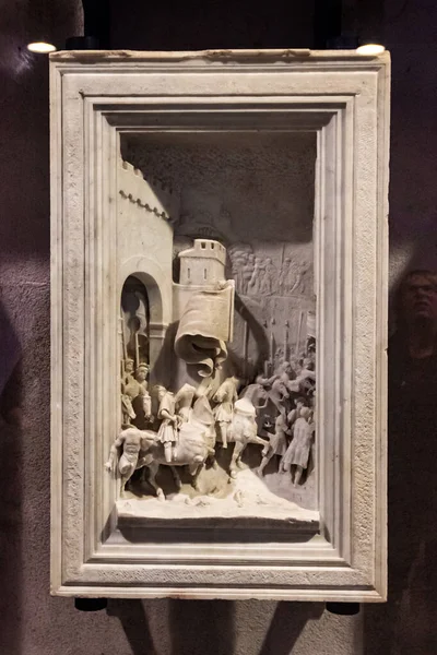 밀라노 2015 Exhierary Sarcophagus Museum Sforzesco Castle Castello Sforzesco Milan — 스톡 사진