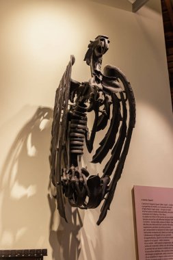 Milan, İtalya, 29 Eylül 2015: Sforzesco Kalesi müzesindeki sergi - Castello Sforzesco, İtalya