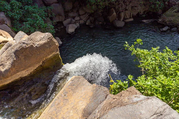 Río Saar Con Aguas Frías Cristalinas Fluye Una Grieta Las — Foto de Stock