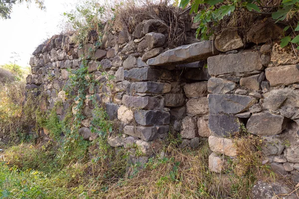 Ateret Kalesi Nin Harabeleri Metzad Ateret Qasr Atara Srail Kuzeyinde — Stok fotoğraf